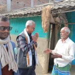गोविन्द चौधरीद्वारा मेवा गाउँमा मतदाता भेटघाट, स्थानीय नेताहरू सहभागी
