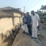 गुजरा–३ बलुआ टोलमा नाला निर्माण सुरु, स्थानीय पहलले पायो गति