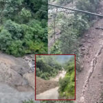 चीनतर्फ पहिरो खस्दा भोटेकोशीको बहाब प्रभावित, सतर्क रहन आग्रह