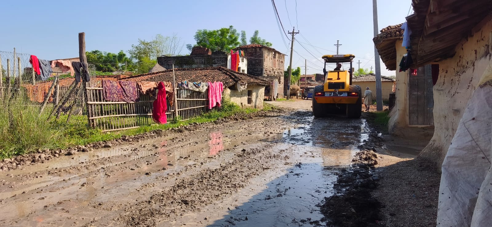 हिलो र खाल्डाखुल्डीले अस्तव्यस्त बैरगनियाको बाटो सम्म पारियो